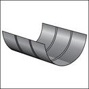 5 in. Electrogalvanized Carbon Steel 18 ga Pipe Covering Protection Shield