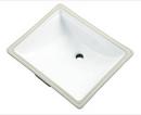 20-1/2 in. Undermount Square Vitreous China Bathroom Sink in White