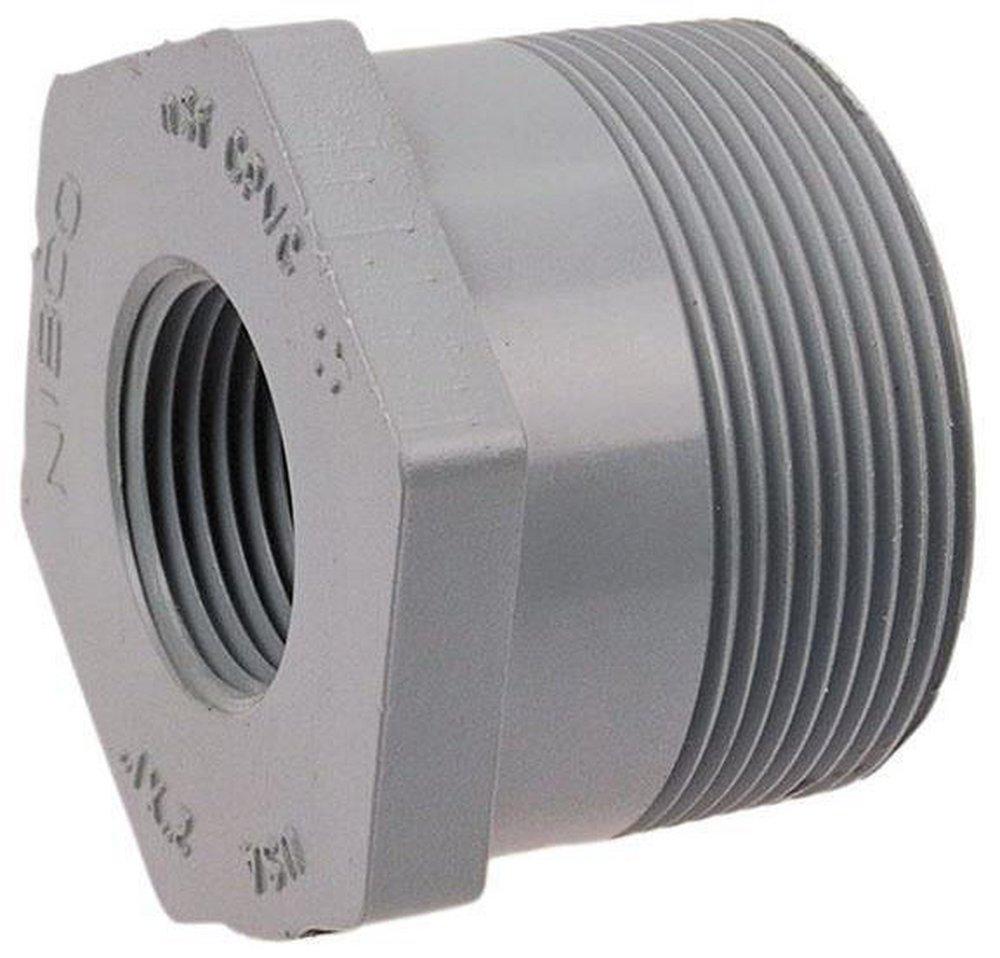 Chemtrol Light Grey MPT x FPT 300# Sch. 80 CPVC Bushing 