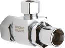 Chicago Faucets Polished Chrome OD Compression Loose Key Handle Angle Supply Stop Valve in Polished Chrome 