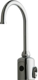 Chicago Faucets Polished Chrome No Handle Sensor Bathroom Sink Faucet 