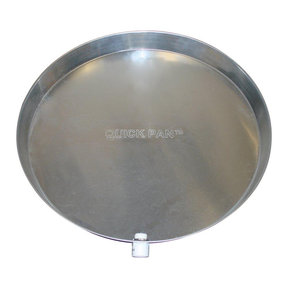 24 Aluminum Water Heater PAN With Drain Fitting CPVC 