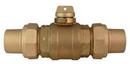 1-1/4 in. Curb Stop Flared Copper Ball Valve