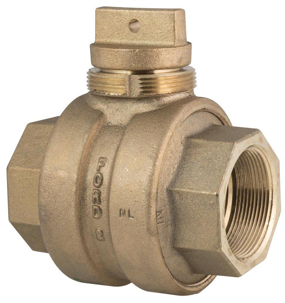 Ford Meter Box FIPT Ball Curb Stop with Drain 