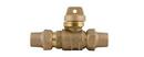 2 x 8-61/64 in. Curb Stop Flared Copper Ball Valve
