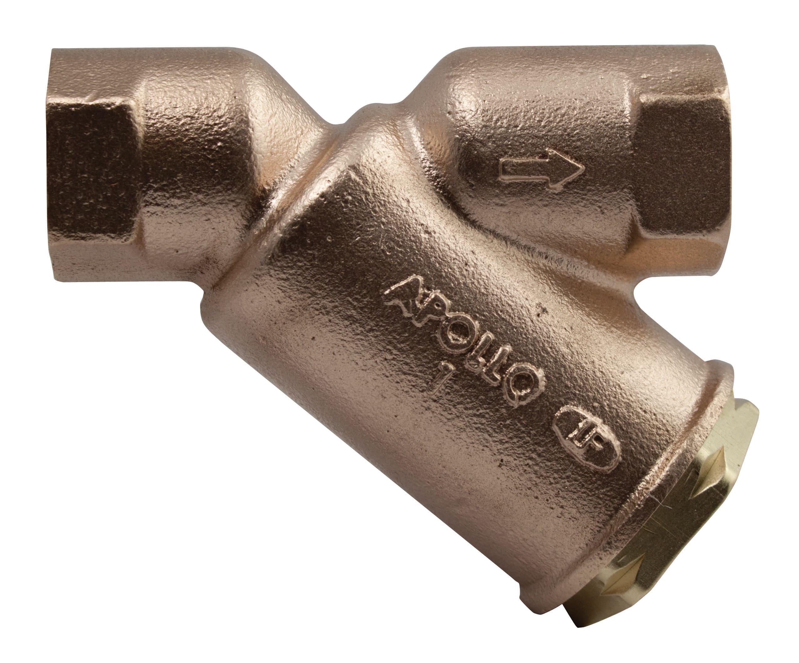 Apollo Valves 1/2 in. Cast Bronze FNPT 50 Mesh Valve Strainer 