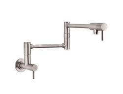 Wall Mount Pot Filler in Stainless Steel