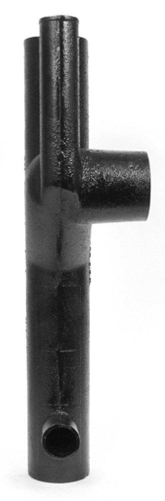 Black No Hub Cast Iron Closet Fitting 