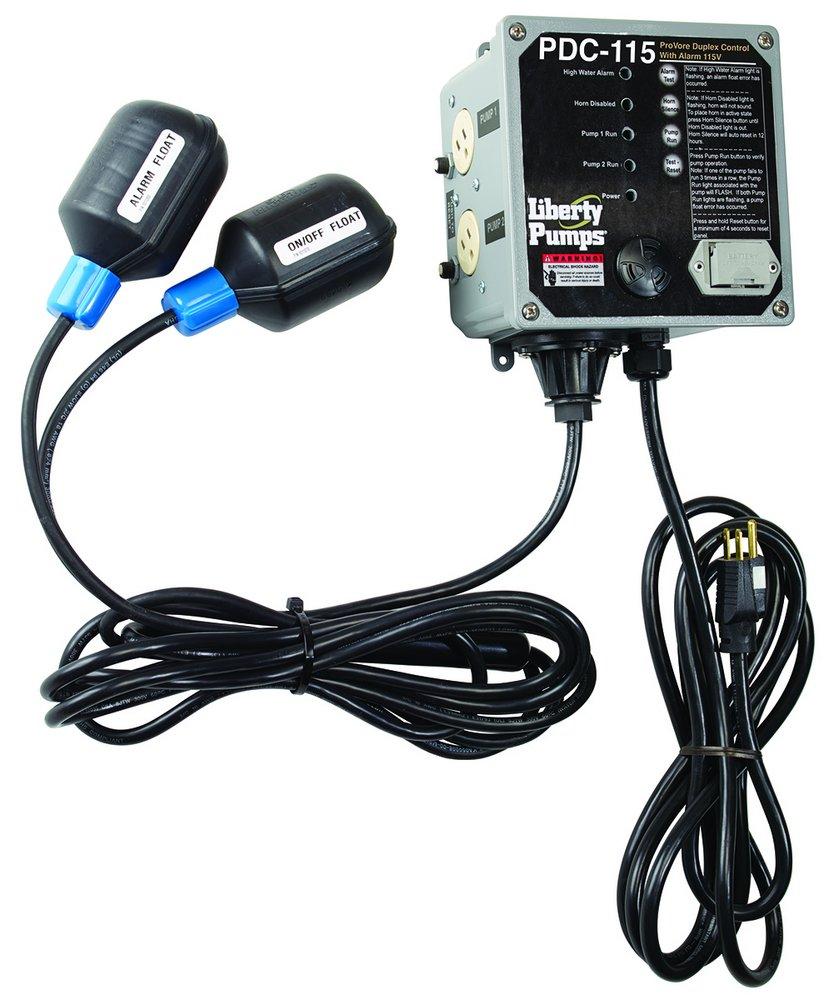 Liberty Pumps Grey 115V Duplex Control System 