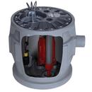 Liberty Pumps Grey 26-1/4 x 24 in. 115V Residential Simplex Grinder Package with Alarm 