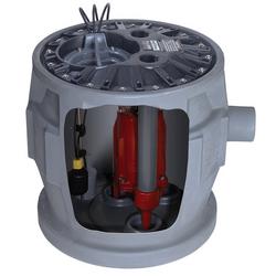 26-1/4 x 24 in. 115V 1 hp Residential Simplex Grinder Package with Alarm
