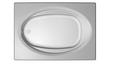 JACUZZI® White 60 x 42 in. Soaker Alcove Bathtub Right Drain 