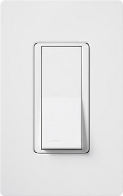 15A 120V 1-Pole Paddle Switch in White