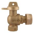 3/4 in. FIPT x Meter Swivel Brass Ball Valve with Tee Handle and 360 Degree Rear Outlet