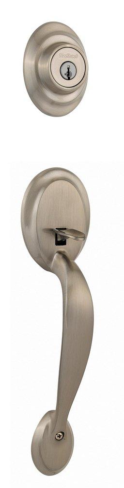 Kwikset Satin Nickel Single Cylinder Handleset Deadbolt 