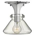 Hinkley Chrome Polished Chrome 1 100 Watts Medium Incandescent Ceiling Light Semi 