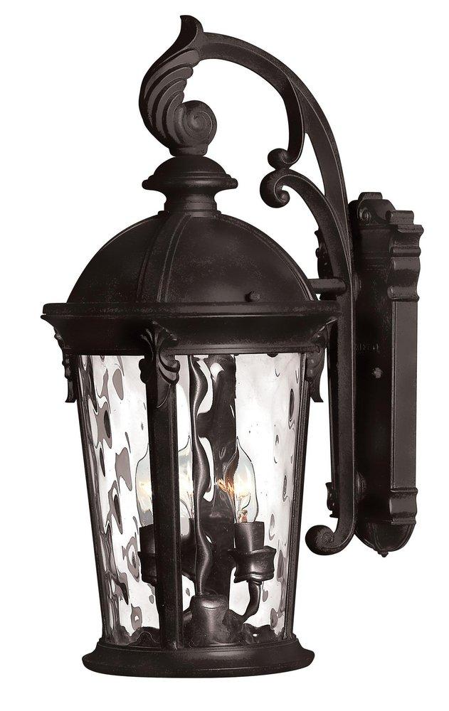 Hinkley Black Black 3 40 Watts Medium Lantern Wall Mount *WINDSO 