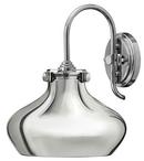 1-Light 100W Wall Sconce in Polished Chrome