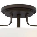 Hinkley Oil Rubbed Bronze 100W 3-Light Medium E-26 Base Semi Flushmount Ceiling Fixture 