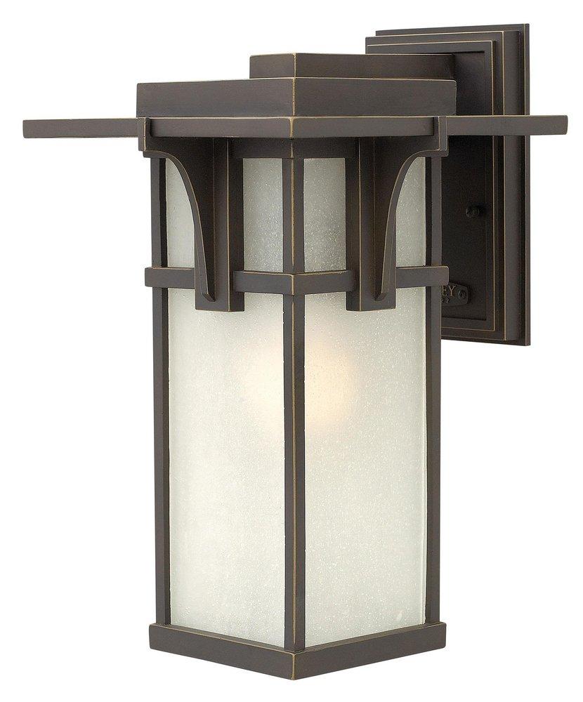 Hinkley Oil Rubbed Bronze 9-3/10 in. 100W 1-Light Medium E-26 Wall Lantern 