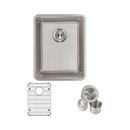 Elkay Lustertone 4 Hole Single Bowl Self-rimming or Drop-in Kitchen Sink with Left Hand Drain Board 