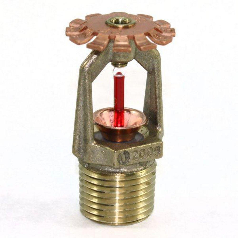 Tyco Natural Brass 1/2 in. 5.6K Pendent Sprinkler and Quick Response Sprinkler Head in Brass 
