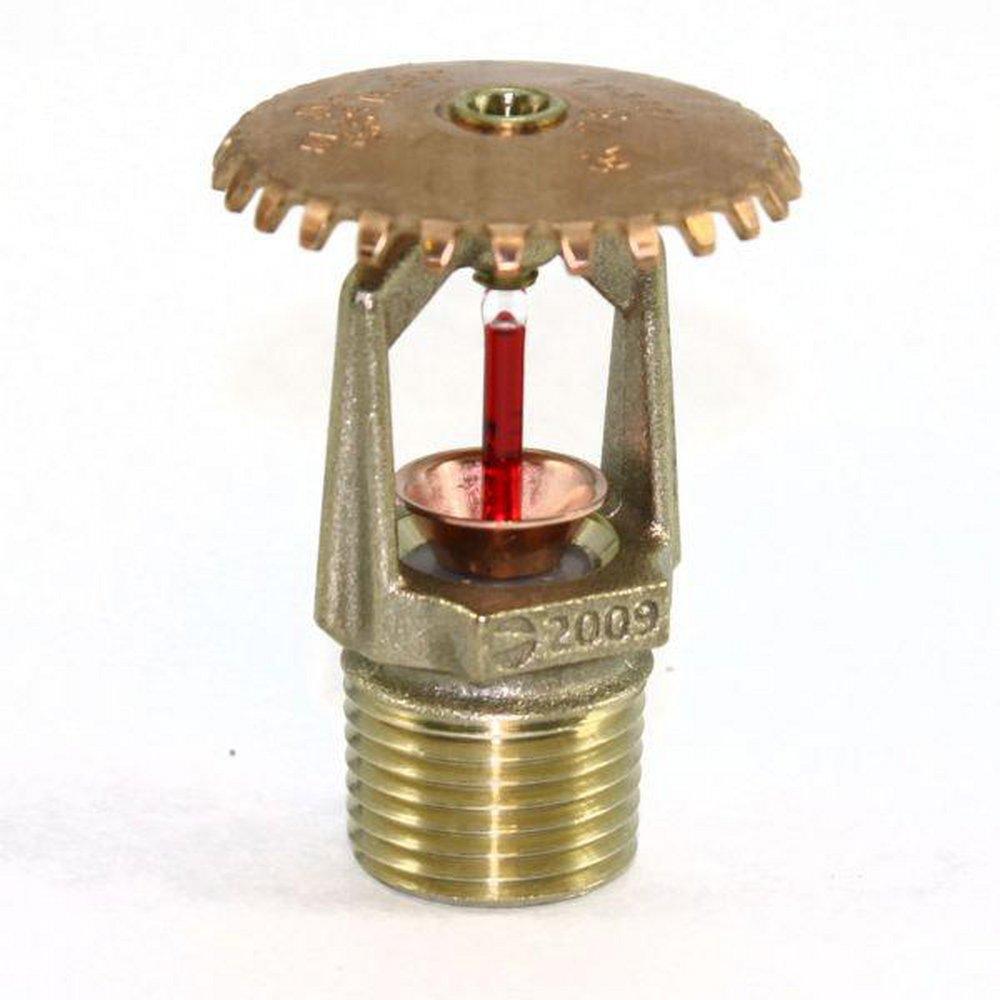 Tyco Natural Brass 1/2 in. 200F 5.6K Standard Response and Upright Sprinkler Head 