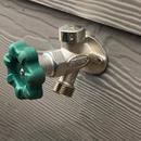 PRIER Products Satin Nickel 6 in. Residential Quarter-Turn Anti-Siphon Wall Hydrant 