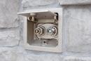 PRIER Products Satin Nickel Plated 1 x 3/4 in. Male Sweat x Female Sweat Heavy Commercial Self-Draining Anti-Siphon Wall Hydrant 
