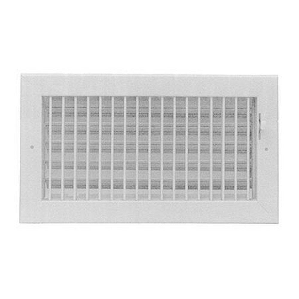 8 x 8 in. Supply Register in White 
