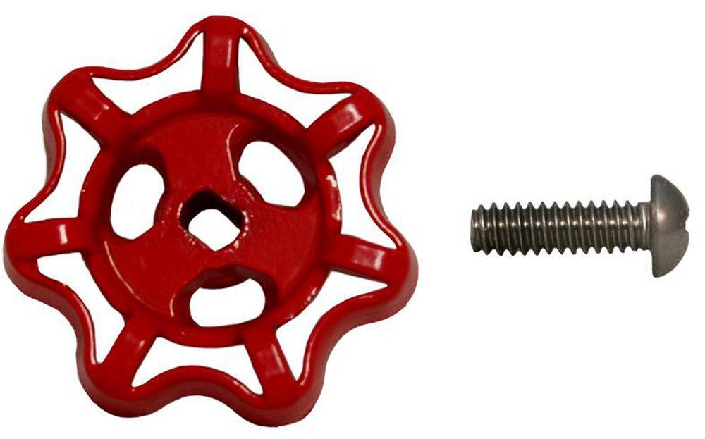 PRIER Products Red Brass Hand Wheel 