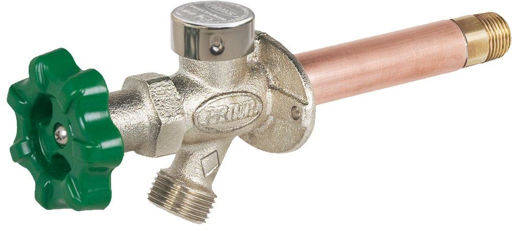 PRIER Products Satin Nickel Plated Satin Nickel Plated 1/2 in . PEX Wall Hydrant 