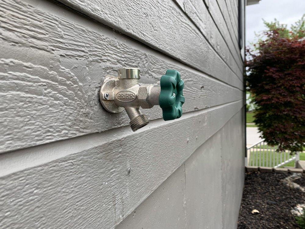 PRIER Products Satin Nickel Plated 1/2 in. Wirsbo Brass Residential Quarter-Turn Anti-Siphon Wall Hydrant 