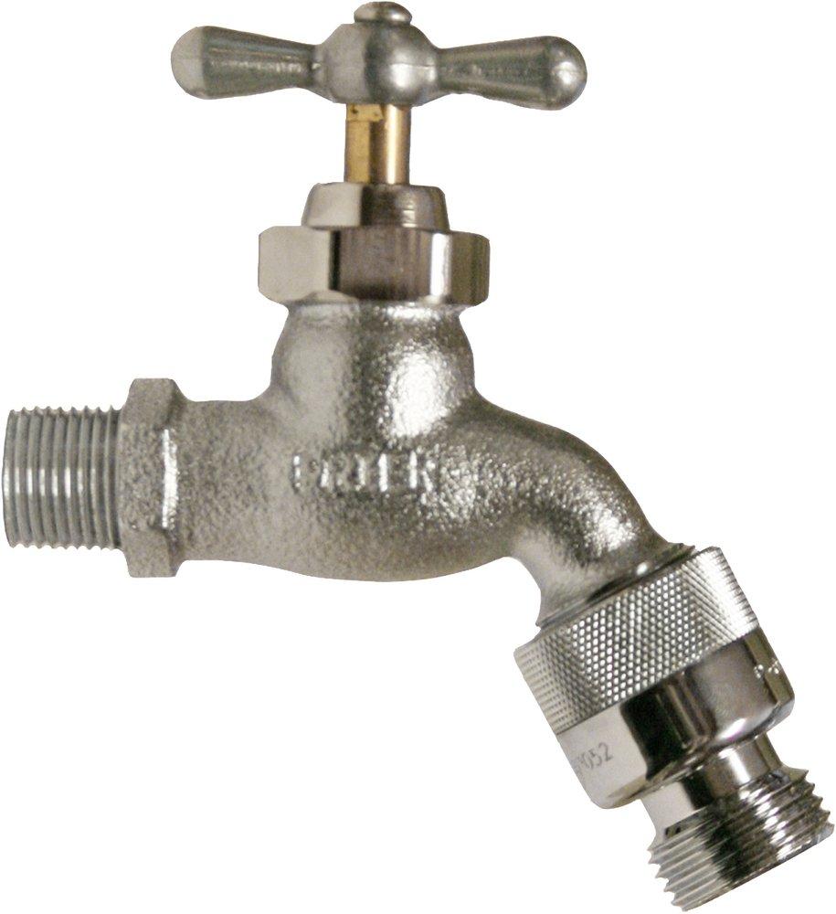 PRIER Products Chrome Nickel Brass MPT Hose Bibb 