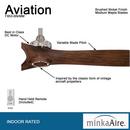 Minka Aire Brushed Nickel 25.92W 3-Blade Ceiling Fan with 60 in. Blade Span 