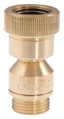 3/4 in. Brass FPT x MPT Dual Check Valve with Atmospheric Vent