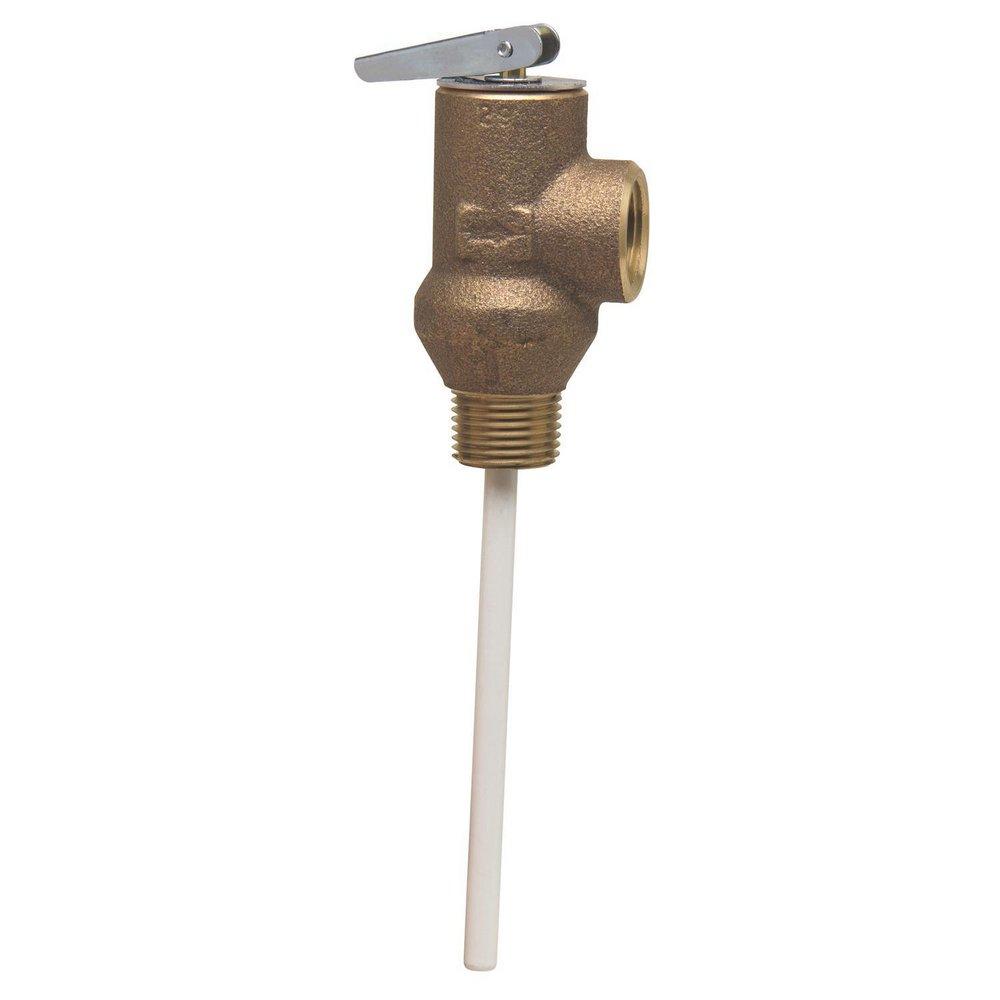 Watts Copper Silicon Alloy MNPT x FNPT 150# 210F Pressure Relief Valve 