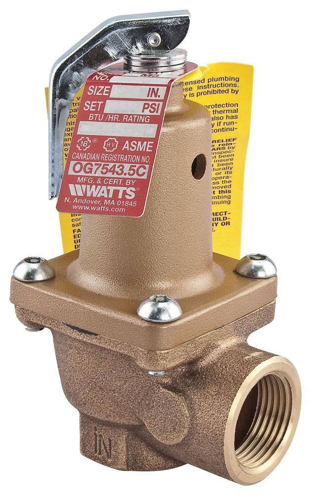 Watts Boiler Pressure Reducing Valve 