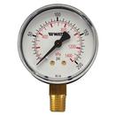 2 x 1/4 in. MNPT ABS and Polymer 200 psi Pressure Gauge