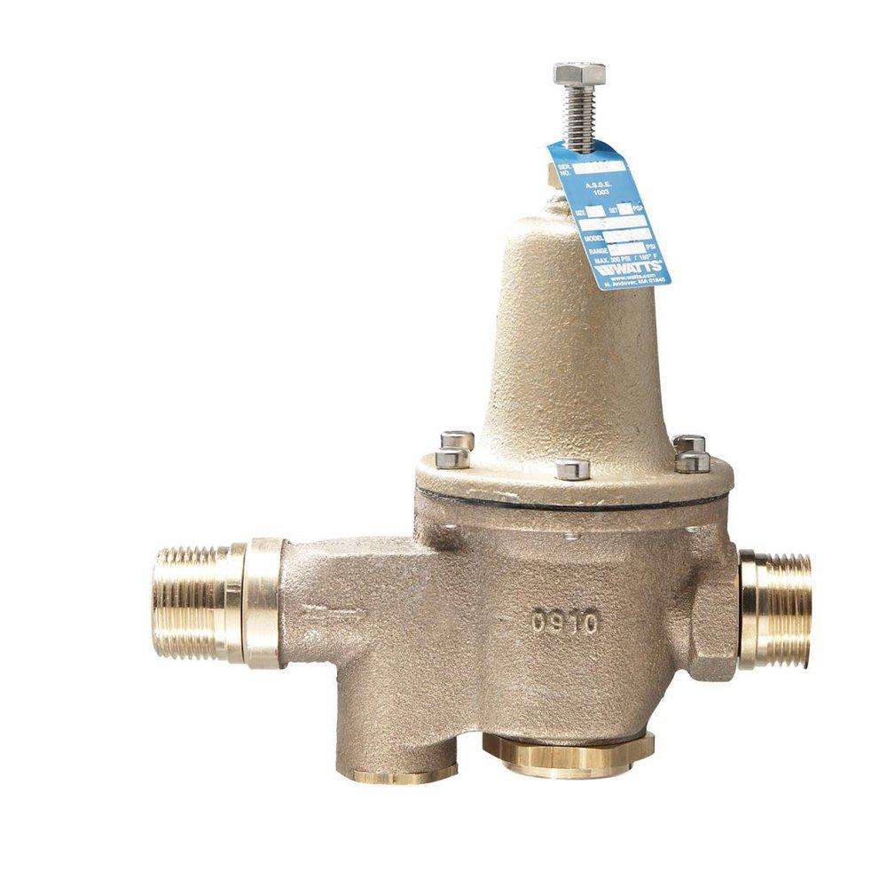 Watts 300 psi Cast Copper Silicon Alloy MNPSM x FNPSH Pressure Reducing Valve 