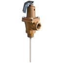 1 in. Brass Male Threaded x Female Threaded Automatic Reseating Temperature and Pressure Relief Valve