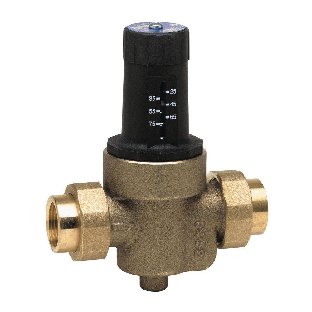 Watts 300 psi Cast Copper Silicon Alloy Double Union FNPT Pressure Reducing Valve 