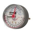 Watts Black Enamel 1/2 x 3 in. MNPT Steel Pressure Gauge 