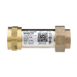1 x 3/4 in. Brass FPT x Union Dual Check Valve