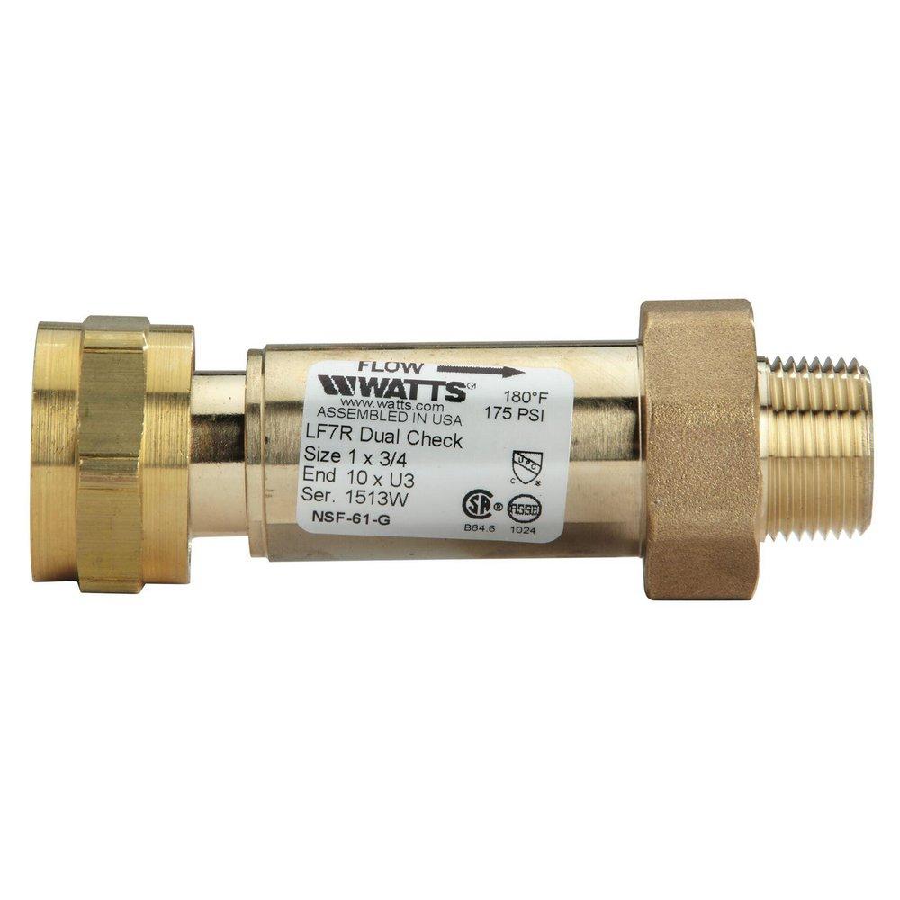Watts Bronze Copper Silicon Alloy Female Meter Threaded x Union MNPT Backflow Preventer 