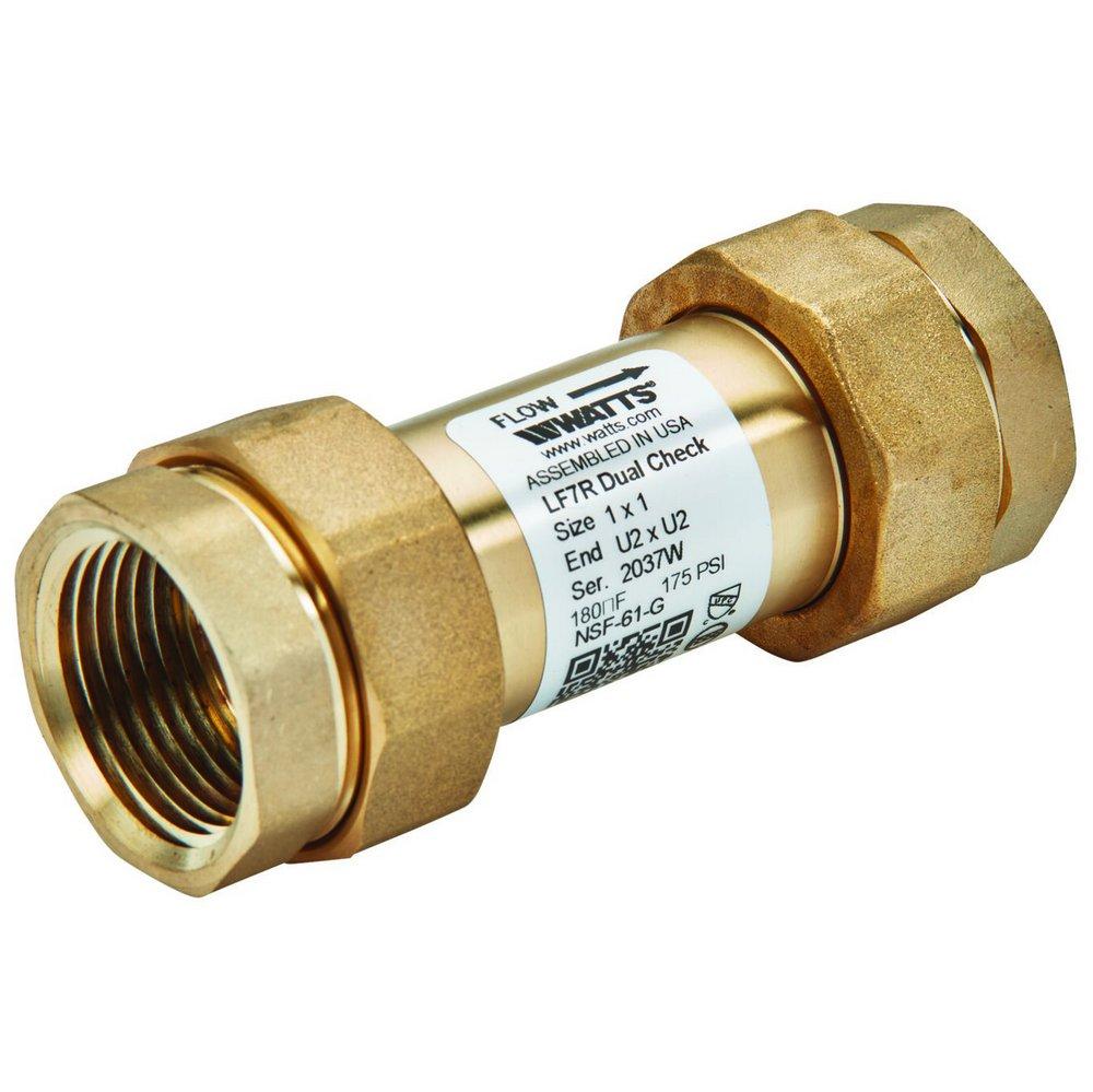 Watts Bronze Brass Union FNPT Backflow Preventer 
