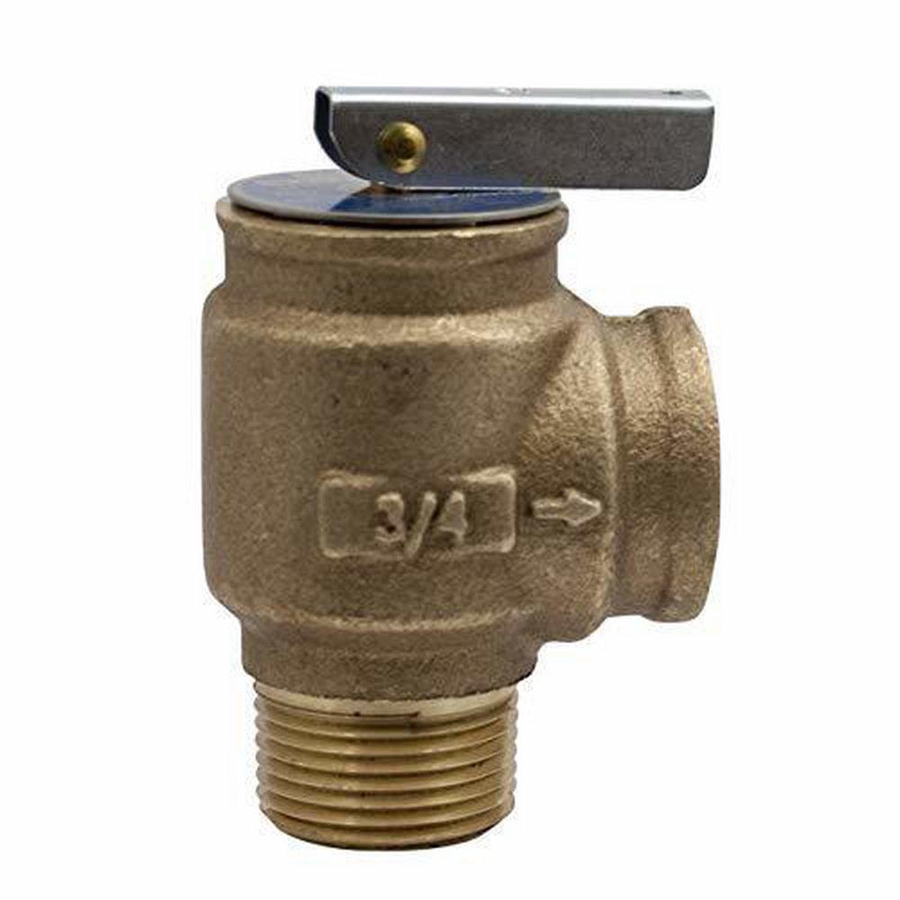 Watts Bronze Male Threaded x Female Threaded 125# Pressure Relief Valve 
