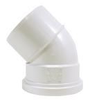 TRENCH TOUGH PLUS Gasket x Spigot 45 Degree SDR 35 Plastic Sewer Elbow 