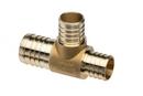 Zurn PEX Barbed Brass Reducing Tee 