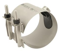 10 in. CC 304 Stainless Steel Single Strap Saddle with Buna-N Gasket for C900 PVC Pipe